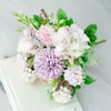 Kwiaty dekoracyjne sztuczna symulacja róży róży hortensja jedwabny fake Fake bukiet na domowe przyjęcie na przyjęcie weselne