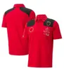 new F1 racing polo suit summer team shirt customized with the same style