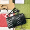 Torba crossbody luksusowe torby kamery designerskie torebka Dicky0750 skórzana fala łańcuchowa torba na ramię sprzęgło tasche sac de lukse komunikator torebki torebki sacoche