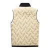 Gilet da uomo Uomo lana d'agnello addensare gilet senza maniche giacche uomo inverno impermeabile caldo cappotti casual primavera colletto alla coreana gilet antivento giacca 230214