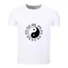 T-shirt da uomo Graffiti Yin e Yang Moda Cotone Taglie grandi Studenti T-shirt estiva Manica corta Uomo Donna Ragazzi Ragazze Camicia Tees Bambini