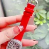 سلسلة Coussin Mini Watch Series استيراد حزام Calfskin Calfskin مع مشبك الإبرة الأصلي ، حجم الحالة: 27.5 ملم
