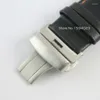 Посмотреть полосы 24 мм (пряжка 22 мм) T035627A/T035614A Butterfly Buckle Orange сшитая черная гладкая подлинная кожа