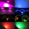 10pcs LED Indicator Bulb T5 B8.4D B8.4 Instrument Panel Car Interior Lights Gauge Dashboard Light 12V Automobiles Blue