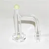 Narghilè Contral Tower terp slurper banger al quarzo set completo saldato con bordo smussato blender nail per dab rig bong