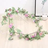 Decorative Flowers 170cm Artificial Daisy Flower Vine Corridor Ceiling Staircase Garden Wedding Decoration Sunflowers Landscape Hanging