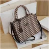 Abendtaschen Handtasche Canvas Damen Highcapacity Kontrast Geometrisches Gittermuster Einzel Messenger Tote Fabrik Großhandel 70 Rabatt Dr. Dhazg