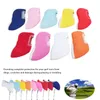 Andra golfprodukter 10 datorer Golf Club Iron Head Protector Golf Iron Head Covers Set Iron Putter Protective Club Cover Golf Accessories 9 Colors 230213