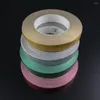 Decorative Flowers 1PC 30 Yard 12MM Paper Tape Florist Floral Stem Craft Roll Dark Green Artificial Flower Bouquet Wrap Adhesive Tapes
