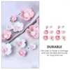 Bowls Flower Charms Ceramic Diy Making Beads Bracelet Embellishments Charm Flatback Hair Stick Ornament Accessory Rest Chopstick Rose