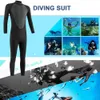 Wetsuits Drysuits Summer Men Wetsuit Full Bodysuit 3mm Round Neck Diving Suit Stretchy Swimming Surfing Snorkeling Kayaking Sports Clothing 230213