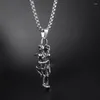 Pendant Necklaces Trendy Hip Hop Rock Embrace Skull Necklace Fashion Design Glamour Man Punk Jewelry Accessories Party Gift