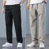 Herenbroek casual ontspannen fit veter-up rechte joggers