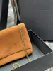 Classic women's bag Crossbody bag single shoulder bag plain leather suede fashion everything goes with a package dual-use