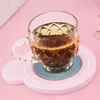 Table Mats 10W Electric Powered Cup Warmer Heater Pad Coffee Mug Tea Auto Off Drink Plate Heating Mat