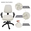 Chair Covers Jacquard Thick Stretch Office Slipcover Universal Elastic Seat Cover Anti-dust Armchair Dustcover