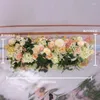 Decoratieve bloemen muur arrangeren bruiloft boog podium lay -out raam po studio pography flower road lead home decoratie