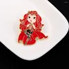 Brooches Movie Red Witch Enamel Pins Brooch Personality Fashion Backpack Clothes Badge Jewelry Accessories Christmas Gift