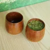 Tassen, Untertassen, 180 ml, Retro, handgefertigt, natürliche Holztasse, traditioneller chinesischer Stil, grüner Tee