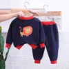 Ställer in LZH Autumn Toddler Baby Boy Clothes Set för Winter Boys Casual Clothing Toppants PCS Outfits Kids LongSleeved Suit Y