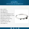 Кластерные кольца Jellystory Fashion 925 Silver Open с обсидиански