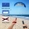 Kites High Quality 2.5m Dual Line Parafoil Kite With Handle And Line Power Braid Sailing Kitesurf Rainbow Sports Beach For Adults 230213