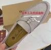 Designer Loropiana Scarpe da passeggio Lp New Lefu Donna Slip on Single Cow Pelle scamosciata Coppia Comoda Versatile Fondo piatto Pigro IY00