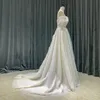 Party Dresses SL9131 romantic wedding dress modest Bride es boho sequin Elegant es for women high quality 230214