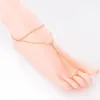 Anklets 1 Pcs Crystal Barefoot Sandals Anklet Bracelet For Women Rhinestone Bridal Toe Ankle Foot Chain Jewelry Beach Boho