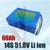 14S 51.8V 48V 60ah batterie au Lithium-Ion pour 52V Efoil planche de surf planche de surf divertissement SeaScooter hydroptère Jet Board