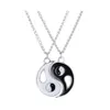 Pendentif Colliers Ami Collier Fantastique Ying Yang Femmes Hommes Bijoux Pour Amoureux Colar Mascino Couples Drop Delivery Pendentifs Dh9Xf