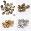 Autres 20pcs / lot 10x8 mm perles de bouddha en métal charme tibétain argent entretoise pour bracelet fabrication de bijoux accessoires de bricolage vintage goutte Dhgarden Dh3Jq