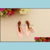 Dangle Chandelier Drop Earrings For Women Lovely Feather Mtiple Delivery Jewelry Dhcqt