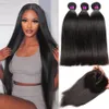 Hair pieces Peruvian Straight Bundles With Clre 12A Virgin Human s 3 Unice and 230214