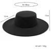 Wide Brim Hats Bucket Bowler hat Women's cap s for men fedoras fashion 2023 felt panama chapel beach elegant Wedding picture fascinator 230214