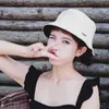 Wide Brim Hats 2018 autumn New Sale 5 Solid Colors Bucket Hats for Women Men Panama Bucket Cap Women Hat free shipping R230214