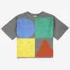 Tshirts Children's Ins Style 2023 Spring BCシリーズサマーボーイガールコットン通気性短袖プリント230301