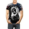 T-shirts pour hommes Interstellar Movie European And American Street Ins T-shirt à manches courtes pour hommes Trendy Summer Oversize Couple Wear