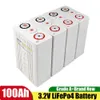 8pcs Calb 3.2V 100AH ​​LIFEPO4 Bateria recarregável grau A 200AH plástico 400AH Fosfato de ferro Pacote Bateria Solar Battery