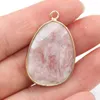 Charms Natural Semi Precious Stone Pendant Section Irregular Making Necklaces Bracelets And Earrings For DIY