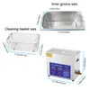 Qihang Top Digital Ultrasonic Cleaner 6L 180W Ultradźunkowy maszyna do czyszczenia ultradźwiękowego do złotej srebrnej biżuterii