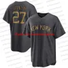 shirt NEW #99 Aaron Judge 2022 All-Star Game Baseball Jersey 27 Giancarl Stanton 35 Clay Holmes 39 Jose Trevino 45 Gerrit Cole 65