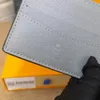 Multipe Wallet DamierGraphite Canvas High-End Short Men tägliche Geldbörsen Geldbeutel Geldhalter 60433