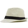 Breite Krempe Hüte Einfache Sommer Frauen Männer Fedoras Strohhut Mädchen Angeln Trilby Panama Hüte Männer Stroh Strand Sonnenhüte für Männer Atmungsaktive Fedora Hut R230214