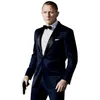 Męskie garnitury beżowe mężczyzn 2023 Classic Style 2 sztuki Casual Party Tuxedos Business Office Sets