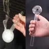 Super grande fuma￧a 8 polegadas 200 mm lenght ￓleo de vidro queimador de tubo colher pyrex tubos de vidro para fumantes para fumantes para ferramentas de tabaco mais barato