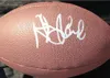 Butkus White Reid Tittle Watt EDELMAN Strahan Marino Polamalu Payton Autografato Firmato Firmato Autografo Pallone da calcio da collezione