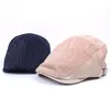 Bérets Hommes Rétro Casual Sboy Chapeaux Gentleman Brief Ivy Gatsby Cabbie Chapeau Wearable Été Hiver Golf Conduite Classique Hommes Casquettes Plates