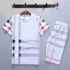 2023 Estate Mens Tute Designers Tuta da jogging Uomo Tuta Pullover Felpa da corsa Uomo manica corta Pantaloni Moda sudore tute Consegna gratuita x6jR #