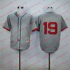 Vintage basebolltröja 24 Manny Ramirez Jersey 19 Bob Feller 14 Larry Doby Sydd filmtröjor